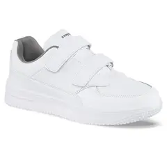 CROYDON - Tenis Colegio Shopir Pro V Blanco-Gris Niño y Niña