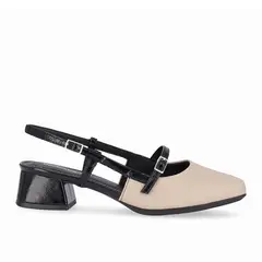 PICCADILLY - Sandalia tacon de Mujer marca en Color NEGRO BEIGE  SAND