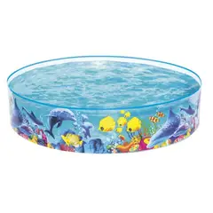 BESTWAY - Piscina Rígida Alberca Estructural 183m X 38cm 946l Multicolor Animales Marinos