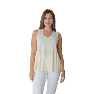 DKNY - Blusa para Dama Blanco