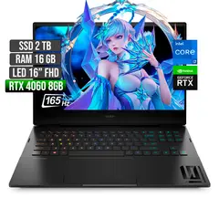 HP - Laptop Gamer Omen Intel Core i7 RTX 4060 16GB RAM 2TB SSD 16" FHD