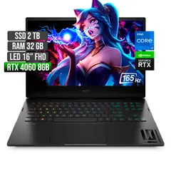HP - OMEN INTEL CORE I7-13620H RTX 4060 8GB SSD 2TB RAM 32GB LED 16" FHD 165Hz