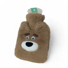 YOYOSO - BOLSA DE AGUA CALIENTE - OSO - 800ML GRIZZLY OSCURO