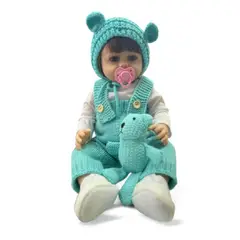 GENERICO - MUÑECO BEBE AZUL CON ROPA AD2204-1