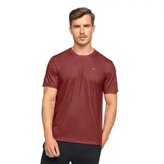 LEO - Camiseta deportiva masculina semiajustada de secado rápido