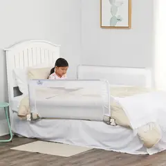GENERICO - Baranda Seguridad Doble para Cama Niños 109 Cm Marca Regalo