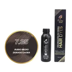 FRENCH GOLD - Tinte French's Gold Hair Dyes 7.35 Rubio Medio Dorado 60g