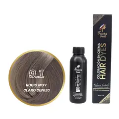 FRENCH GOLD - Tinte French's Gold Hair Dyes 9.1 Rubio Muy Claro Cenizo 60g