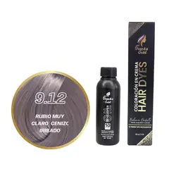 FRENCH GOLD - Tinte French's Gold Hair Dyes 9.12 Rubio Muy Claro Cenizo Irisado 60g