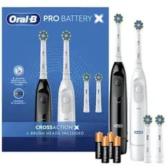 ORAL B - Cepillos Eléctricos Pro Batería Negro y Blanco