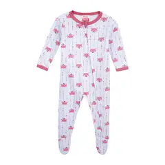 SANTANA - Pijama Bunny Niña Coral Oscuro