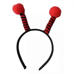 GENERICO - Diadema Tiara Abejita Disfraz Mariquitas Ladybug Cintillo