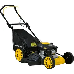 GUTSTARK - Podadora Cesped Gasolina 21p 3en1 7 Velocidades 6.5hp 170cc Amarilla