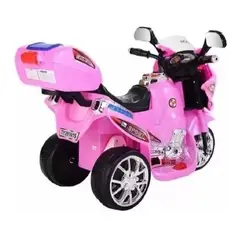GENERICO - Moto recargable montable electrico juguete niña rosada