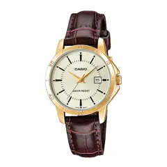CASIO - Reloj ltp-v004gl-9audf Original Para Dama - Elegante