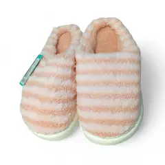 YOYOSO - PANTUFLAS DE LINEAS ROSADAS - TALLA 38-39