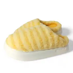 YOYOSO - PANTUFLAS DE LINEAS AMARILLAS - TALLA 38-39