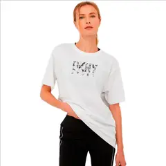 DKNY - Blusa Para Mujer Wht Blanco Casual Con Algodón Moda