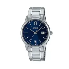 CASIO - Reloj MTP-V002D-2B3 Para Caballero Elegante