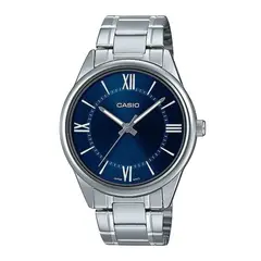 CASIO - Reloj Para Caballero MTP-V005D-2B5 Diseño Elegante