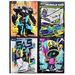 NORMA - Cuaderno Rayado Niño 100 Hojas x 12 Unds Summer