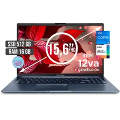 ASUS - PORTATIL INTEL CORE I5-12500H SSD 512GB RAM 16GB LED 15,6 FULL HD