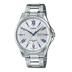 CASIO - Reloj Caballero Modelo MTP-1384D-7A2 - Plateado