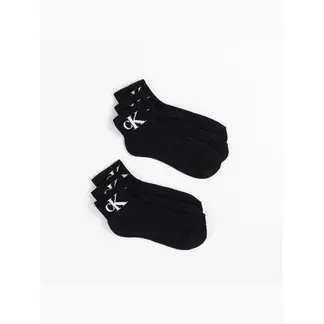 CALVIN KLEIN - Pack negro de 6 medias 1/2 terry cushion