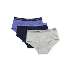 CALVIN KLEIN - Pack multicolor de 3 calzoncillos para niño