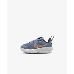 NIKE - TENIS BEBE STAR RUNNER 4 DX7616-405 Azul marino armería