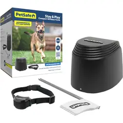 PETSAFE - Valla inalámbrica cubre hasta 3/4 de acre para perros