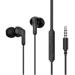 HAVIT - AUDIFONOS AURICULARES NEGROS 35MM PARA CELULAR