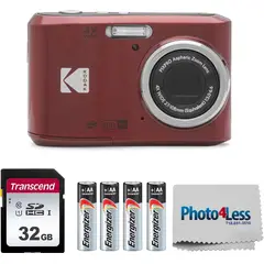 KODAK - Cámara Digital PIXPRO FZ45 16MP, Zoom 4X, 32GB SD