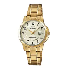 CASIO - Reloj ltp-v004g-7b Original Analógo Para Dama - Dorado