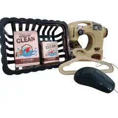 GENERICO - MAQUINA DE COSER PARA NIÑOS CAFE Ref 6713A