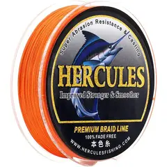 HERCULES - Línea de pesca trenzada 4 hebras 6-100lb 109-2187yds