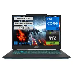 MSI - Portatil Gamer Cyborg 14 Intel Core i7-13620H RAM 16GB SSD 512GB RTX 4060