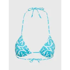 CALVIN KLEIN - Parte azul de arriba de bikini de triángulo - CK Monogram