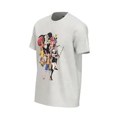KOAJ - Camiseta unicolor en algodÃ³n con diseÃ±o de One Piece HOMBRE