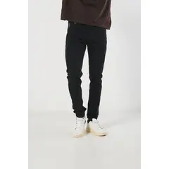 KOAJ - Jean negro tipo skinny ceñido con tiro bajo y bolsillos HOMBRE