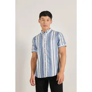 KOAJ - Camisa con cuello button down azul clara para hombre, ela HOMBRE