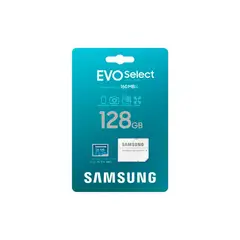 SAMSUNG - Micro SD 128GB Evo Select 160MBs