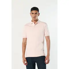 KOAJ - Camiseta polo en algodón unicolor con manga corta HOMBRE