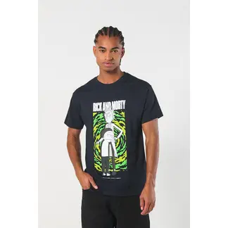 KOAJ - Camiseta manga corta con estampado de Rick & Morty. HOMBRE