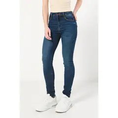 KOAJ - Jean para mujer, 5 bolsillos, tiro super alto, ajuste c Mujer