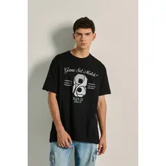 KOAJ - Camiseta oversize manga corta de la pasión por el tennis HOMBRE