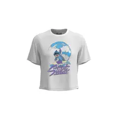 KOAJ - Camiseta crop top unicolor en algodÃ³n con diseÃ±o de S MUJER