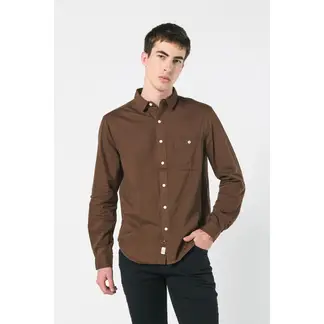 KOAJ - Camisa cuello sport collar manga larga en slim fit HOMBRE