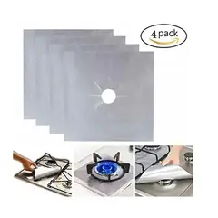 GENERICO - 4 Protectores Cocina fibra de vidrio para estufa a Gas