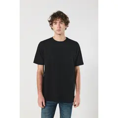 KOAJ - Camiseta manga corta en algodón unicolor con costura HOMBRE